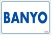 Banyo Uyarı Levhası 17,5x25 KOD:1688