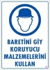 Baret Giy Uyarı Levhası 25x35 KOD:48