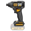 CAT DX71B 18Volt 215Nm Kömürsüz Profesyonel Şarjlı Darbeli Tornavida (Akü Dahil Değildir)