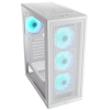 COUGAR MX220 PSU YOK 4XARGB FAN USB 3.0 TYPE-C MIDI TOWER GAMING KASA BEYAZ