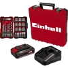 Einhell TE-CD 18/2 Li +39 (1x2,5 Ah) Akülü Vidalama  Matkap Set