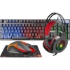 EVEREST ECO Q TÜRKÇE USB GÖKKUŞAĞI AYDINLATMALI COMBO GAMING 4 IN 1 SET KMK-91 (KLV.+MOU.+KLAKLIK+MOU. PAD)