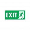 Exit Sağ Uyarı Levhası 17,5x25 KOD:949