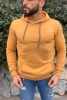 Kapüşonlu Sweatshirt Hardal