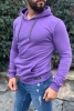 Kapüşonlu Sweatshirt Mor