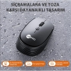 LECOO USB OPTİK KABLOSUZ MOUSE SİYAH WS202-S