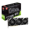 MSI GEFORCE 12GB RTX3060 VENTUS GDDR6 192 Bit 3X 12G OC 1XHDMI 3XDP DX12 PCIE 4.0 X16