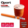 QPORT Q-CATO2R 500MT MAKARALI OUTDOOR DIŞ MEKAN 23AWG 0.58MM TURUNCU KABLO