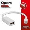 QPORT Q-DP-HDM MINI DISPLAY PORT TO HDMI DÖNÜŞTÜRÜCÜ