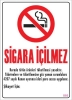 Sigara İçilmez Uyarı Levhası 25x35 KOD:866