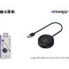 S-LINK SWAPP SW-U300 4 PORT USB3.0 HUB ÇOKLAYICI GRİ