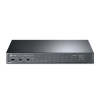 TP-LINK 11 Port TL-SL1311MP 10/100 + 8-Port PoE+ 2x Gigabit + 1x Sfp Switch (124W) (Siyah Çelik Kasalı)