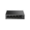 TP-LINK LS105GP 4 PORT GIGABIT + 1 PORT RJ45 UPLINK POE 65W 250 METRE POE MESAFE METAL KASA SWITCH