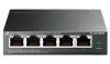 TP-LINK TL-SG105PE 4 PORT GIGABIT+1 PORT GIGABIT UPLINK EASY SMART YÖNETİLEBİLİR 65W POE METAL KASA SWITCH