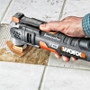 WORX WA4966 Çok Amaçlı Raspalama Makinası İçin 75x75mm Karbür Kaplama Harç, Boya, Yapıştırıcı Universal Zımpara Başlığı