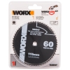 WORX WA5047 115x9,5mm Alüminyum, PVC, Sac Kesme, Daire Testere Bıçağı