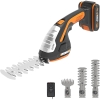 WORX WG801E 20Volt 2.0Ah. Li-ion Şarjlı Profesyonel Avuç İçi Çim Kesme, Çit Budama