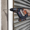 WORX WX394.3 20Volt 2.0Ah. Li-ion 1.5J Profesyonel SDS-Plus Pnömatik Şarjlı Matkap + 9 Adet Uç + Mandren